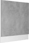 vidaXL - Vaatwasserpaneel - Lyon - 59,5x3x67 - cm - bewerkt - hout - betongrijs