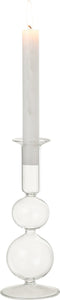 J-Line kaarshouder Ballen - glas - transparant - large