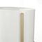 Mica Decorations Sverre - Bloempot op Standaard - H29 x Ø25 cm - Wit Goud