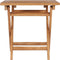 vidaXL - Tuintafel - inklapbaar - 45x45x45 - cm - massief - teakhout