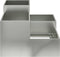 vidaXL - Tuinplantbak - 80x80x60 - cm - Gegalvaniseerd - Staal