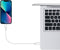 Oplader kabel 30 CM geschikt voor iPhone - Extra kort - USB C kabel geschikt voor lightning - Snellader - Kabel - Lader kabel
