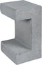 U-element grijs 15x20x30 cm