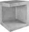 U-element hoek grijs 40x40x50 cm