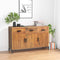 vidaXL - Dressoir - 110x35x70 - cm - massief - grenenhout - bruin
