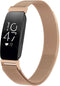 iMoshion Bandje Geschikt voor Fitbit Inspire Maat M - iMoshion Milanees magnetische band met installatiehulp - Rosé Goud
