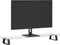 vidaXL - Monitorstandaard - 80x20x8 - cm - gehard - glas - en - metaal - zwart