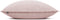 Zohome Kussensloop Lino - Kussenhoes van 50x50 cm - 1 stuk - 100% Katoen - Roze