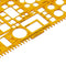 Aristo architecten combisjabloon II - schaal 1:50 - met inktnoppen - oranje transparant - AR-5062