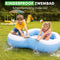 Travelhawk Opblaasbaar Kinderzwembad - 166x100x25 cm - Zachte bodem - Blauw