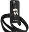 Karl Lagerfeld iPhone 14 - Backcase - Kunstleer - Zwart