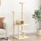 vidaXL - Kattenmeubel - met - sisal - krabpalen - 136 - cm - donkergrijs