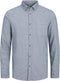 JACK&JONES JJECLASSIC MELANGE SHIRT LS SN - Heren Overhemd - Slim fit - Maat XL