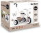 Smoby Be Move - Driewieler - Verstelbare ouderstok en vrijloopsysteem - Beige/Wit/Zwart