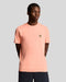 LYLE & SCOTT Martin SS T-shirt - Sport T-shirt korte mouw heren - Roze - Maat S
