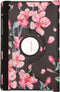 iMoshion Tablet Hoes Geschikt voor Samsung Galaxy Tab A7 - iMoshion 360° Draaibare Design Bookcase - Zwart /Blossom Watercolor Black