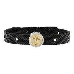 Talent Jewels TJA-3-17-01-2-235 - Uniseks Armband - Robuust en Comfortabel - Zwart