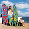 Matchu x Wotto - SUP board - Opblaasbaar - 320x81x15 - Limited edition ART - Blauw limegroen