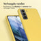 iMoshion Hoesje Geschikt voor Samsung Galaxy S21 Hoesje Met Koord - iMoshion Color Backcover met afneembaar koord - Geel