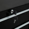 tectake® - Gereedschapswagen 5 lades - vergrendelbaar - zwart