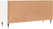vidaXL - Tv-meubel - 103,5x30x50 - cm - bewerkt - hout - wit