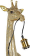 Wandlamp giraf E27 goud - L20,5B19H61CM