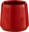 J-Line bloempot Rond - keramiek - rood - extra small - Ø 14 cm