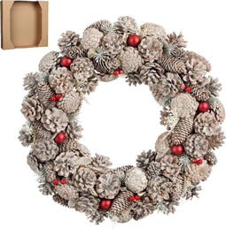 House of Seasons Kerstkrans - Ø50 cm - Wit