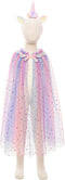 Great Pretenders Verkleedkledij Unicorn - Cape met diadeem - 4/6 jaar