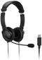 Kensington K33065WW - Hoofdband Headset - Bedraad USB-aansluiting Boommicrofoon - Zwart
