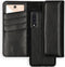 Selencia Hoesje Geschikt voor Samsung Galaxy A50 / A30s Hoesje Met Pasjeshouder - Selencia Eny Uitneembare Vegan Lederen Clutch - Zwart