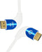 Oehlbach D1C42546 - HDMI®-kabel - 90 graden haakse connector - 150 cm - Blauw Wit