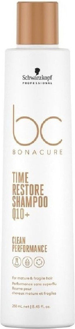 Schwarzkopf Professional Bonacure Time Restore Shampoo - 250 ml- Normale shampoo - Voor Alle haartypes -