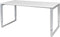 Verstelbaar Bureau - Domino Plus 160x80 wit - alu frame