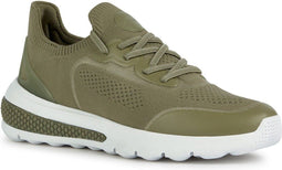 GEOX D SPHERICA ACTIF - Lage sneakers - Dempende ademende hi-tech - Pistachio