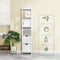 SoBuy FRG126-W - Hoge Badkamerkast - 3 Planken & 2 Lades - Wit - 30x30x144cm