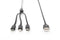 Digitus AK-300160-010-S - 3-in-1 USB-laadkabel - 1 m - Zwart
