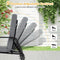 Coast Terrasstoelen - Verstelbaar - 5 standen - Grijs/Zwart (set van 2)