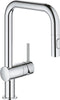 GROHE Minta - Keukenkraan - Uittrekbare handdouche 2 straalsoorten - Chroom