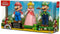 Super Mario Mushroom Kingdom speelfiguren - Set van 3 - Mario, Luigi, Peach