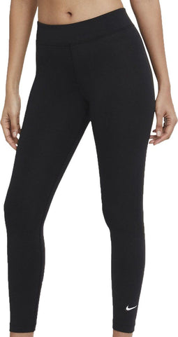 Nike Sportswear Essential - 7/8 Mid Rise Legging - Aansluitende pasvorm - Zwart