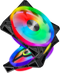 Corsair iCUE QL120 RGB PWM - Ventilator 120mm - 3x Multi-kleur - Zwart (3 stuks)