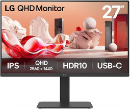 LG 27BA75QB-B - Monitor - 27" - 2560x1440 (Quad HD) - 100Hz - Zwart