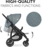 Hauck Rapid 4D - Buggy - all-terrain wielen 360° zwenkbaar - Jungle Green