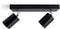 Integral Siena - Plafondspot - 2x GU10 - Mat zwart (2 stuks)