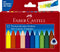 Faber Castell - Waskrijt faber-castell driehoekig ass | 10 stuks