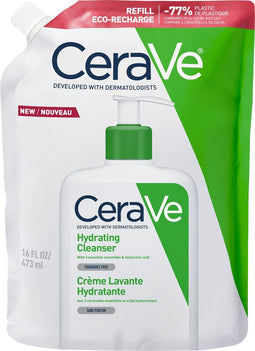 CeraVe Hydraterende Reinigingscrème Navulling - voor Normale tot Droge Huid - met 3 Essentiële Ceramiden - 473ml