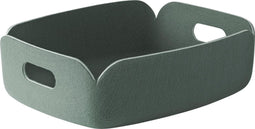 Muuto Restore Tray opbergbak - 32x39xh12 cm - Dusty green