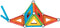 Geomag Super Color - Constructiesysteem - Educatief kinderspeelgoed - Gerecycled kunststof - 78 stuks