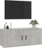 vidaXL - Tv-wandmeubel - 100x34,5x40 - cm - betongrijs